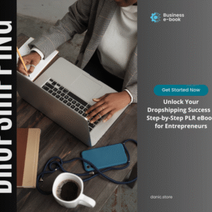A 20-page PLR eBook that teaches how to start a dropshipping business step by step