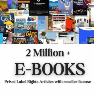2 Million PLR Articles Bonus with reseller rights