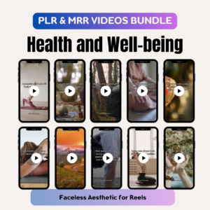 MRR Health & Wellness Faceless Instagram Reels – PLR Videos