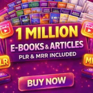 1 Million PLR Articles Bonus with reseller rights