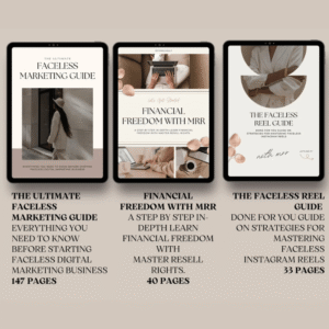 22 Faceless Digital Marketing MRR Products