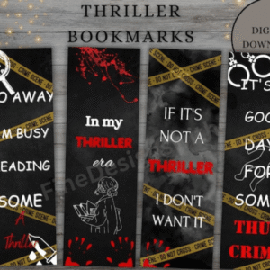 Thriller, Psychological Thriller Bookmark
