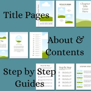 250 page book Template
