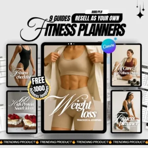 All-in-One Fitness PLR Bundle | Ebooks, Planners & Guides