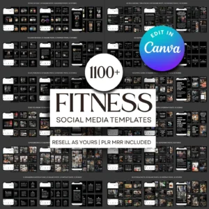 Ultimate 1100+ Fitness & Gym Bundle | PLR & MRR Rights