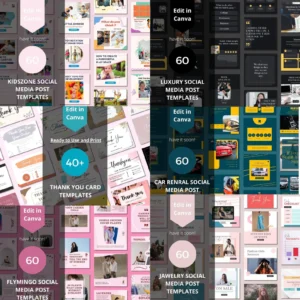 3500+ Canva Editable Social Media Templates