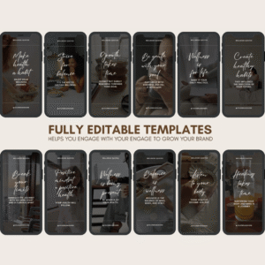 MRR Health & Wellness Faceless Instagram Reels – PLR Videos