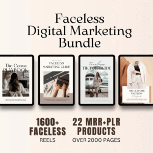 22 Faceless Digital Marketing MRR Products