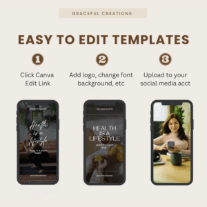 MRR Health & Wellness Faceless Instagram Reels – PLR Videos