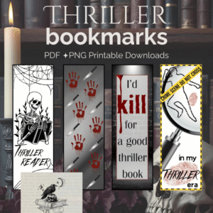 Thriller, Psychological Thriller Bookmark